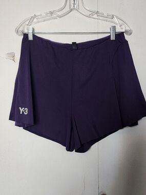 Y-3 Match Short purple Large ADIDAS DESIGNER NWT ACTIVE GYM MINIMALIST